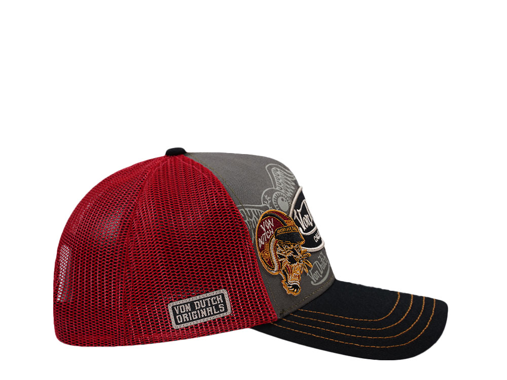 Von Dutch Twill Multi Patch Trucker Snapback Casquette
