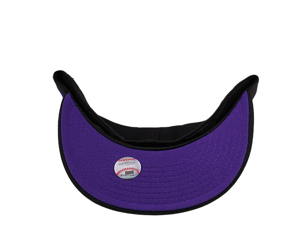 New Era Colorado Rockies Batting Practice Black and Purple Edition 59Fifty Fitted Casquette