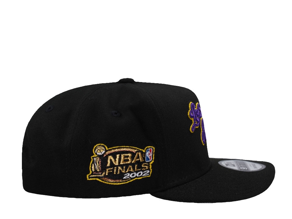 New Era Los Angeles Lakers Finals 2002 Black Prime Edition 9Fifty A Frame Snapback Casquette
