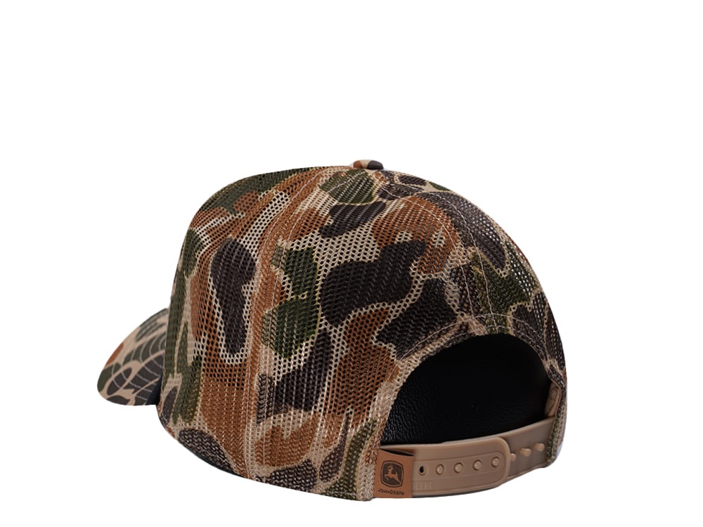 John Deere Vintage Camo Trucker Snapback Casquette