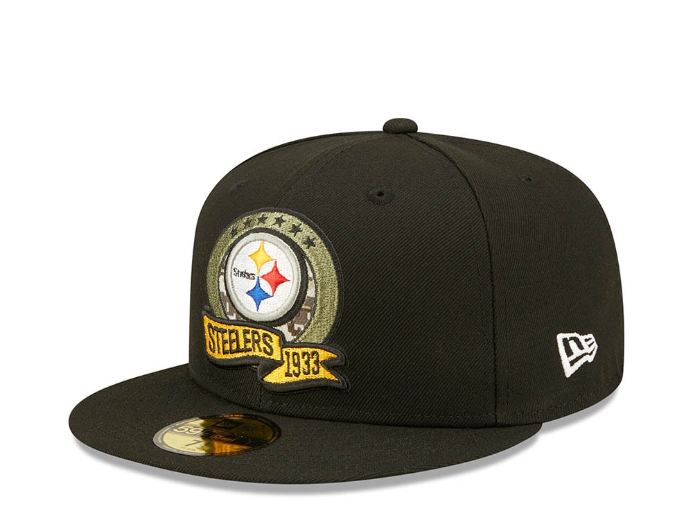 New Era Pittsburgh Steelers Salute to Service 2022 Fitted 59Fifty Casquette