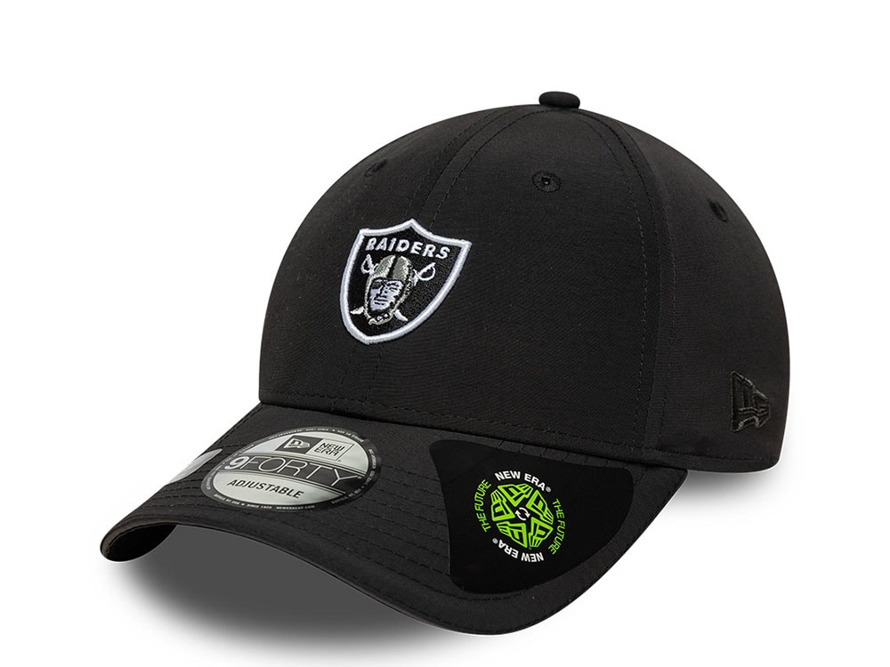 New Era Las Vegas Raiders Recycled Black Prime Edition 9Forty Adjustable Casquette