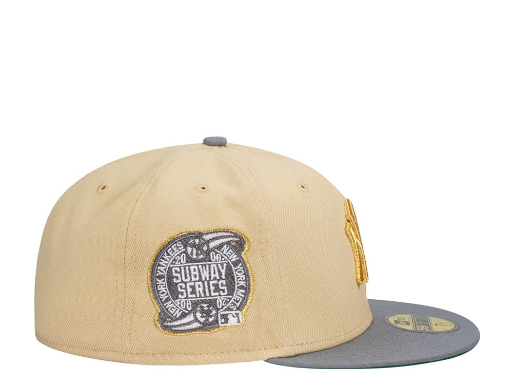 New Era New York Yankees Subway Series 2000 Misty Gold Two Tone Edition 59Fifty Fitted Casquette