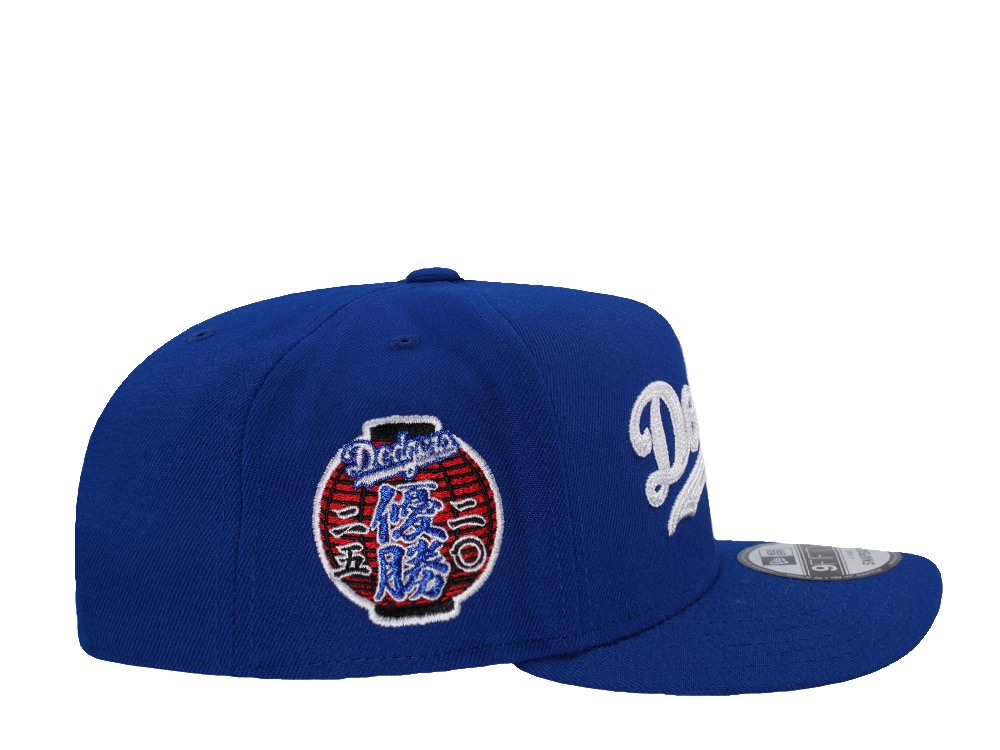 New Era Los Angeles Dodgers World Series Chase 2025 Blue Classic Edition 9Fifty A Frame Snapback Casquette