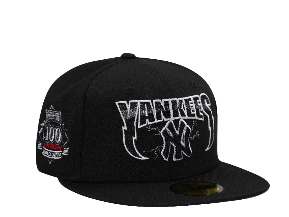 New Era New York Yankees 100th Anniversary Black Prime Edition 59Fifty Fitted Casquette