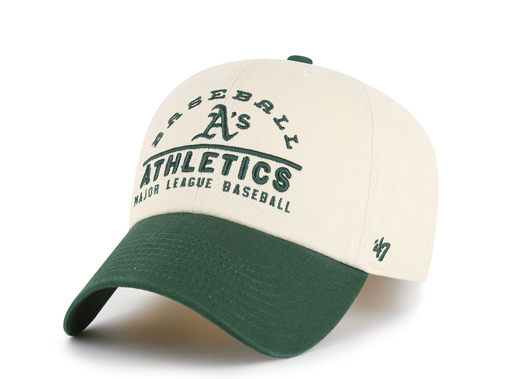 47 Brand Oakland Athletics Natural Clean Up Strapback Casquette