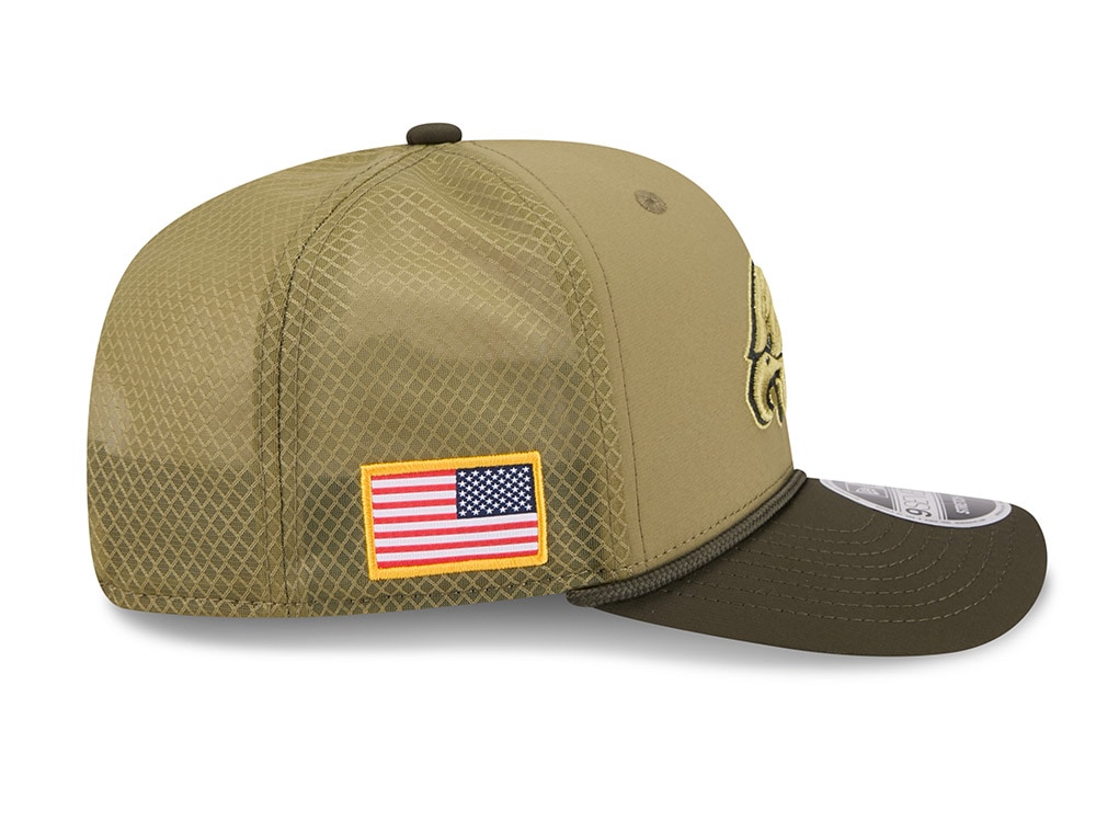 New Era Philadelphia Eagles Salute To Service 2025 9Seventy Snapback Casquette