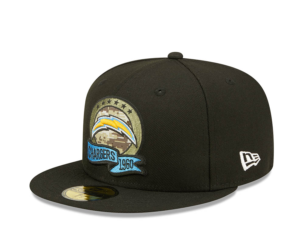 New Era Los Angeles Chargers Salute to Service 2022 Fitted 59Fifty Casquette