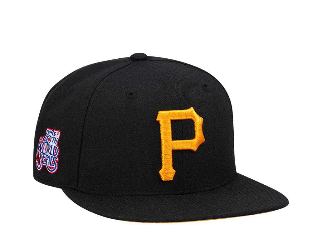 47Brand Pittsburgh Pirates 76th World Series World Black Sure Shot Under Captain Snapback Casquette