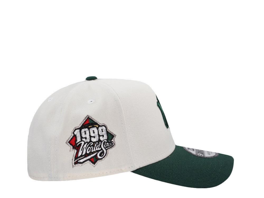 New Era New York Yankees World Series 1999 Dollar Chrome Two Tone Edition 9Forty A Frame Snapback Casquette