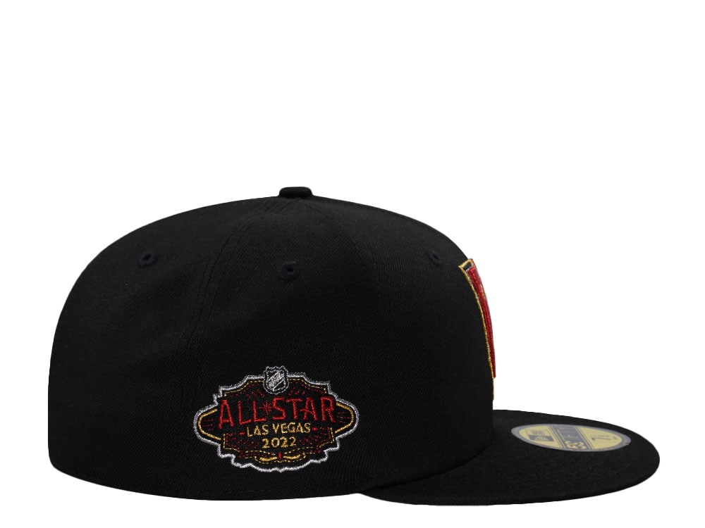 New Era Vegas Golden Knights All Star Game 2022 Black Prime Edition 59Fifty Fitted Casquette
