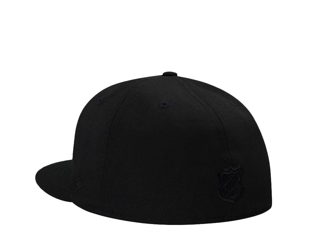 New Era Anaheim Ducks 30th Anniversary Black Out Pink Edition 59Fifty Fitted Casquette