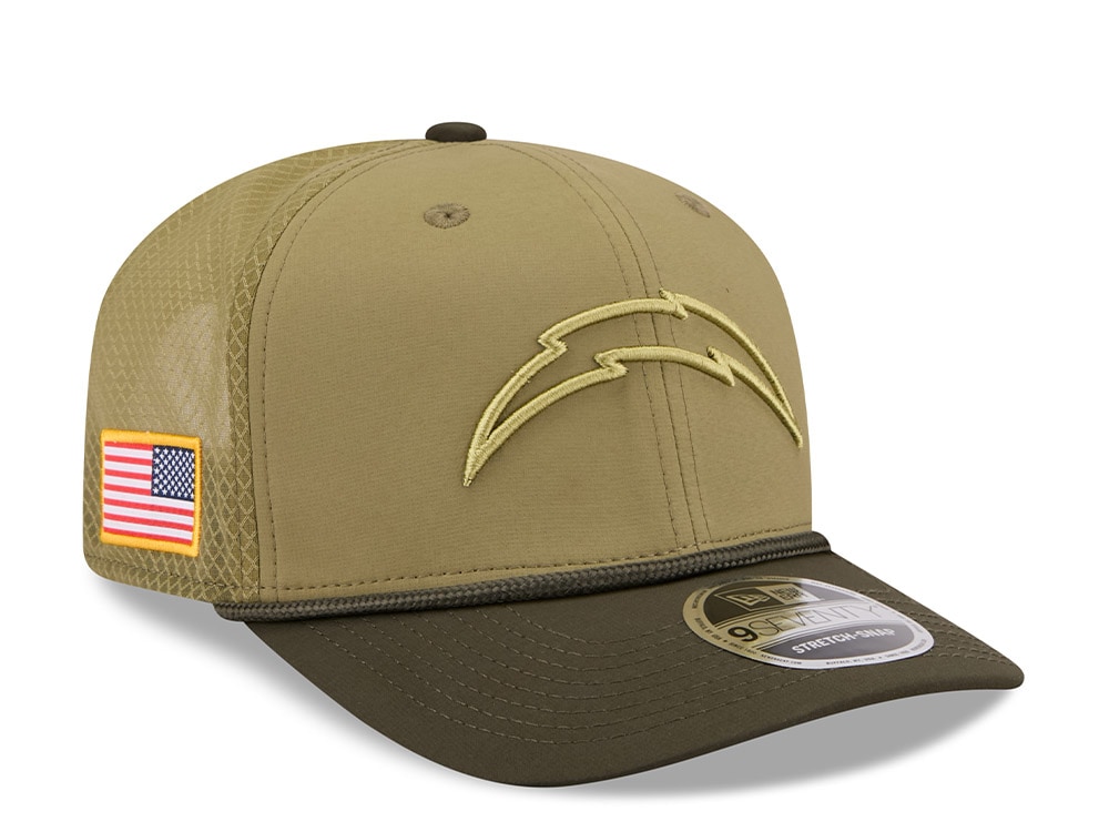 New Era Los Angeles Chargers Salute To Service 2025 9Seventy Snapback Casquette