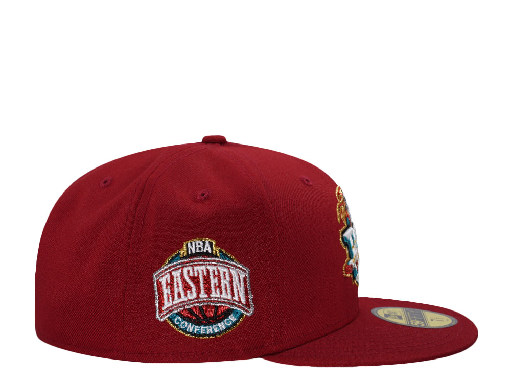 New Era Detroit Pistons Eastern Conference Red Prime Edition 59Fifty Fitted Casquette