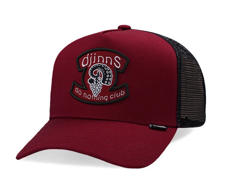 Djinns HFT OctoGrape Maroon Trucker Snapback Casquette