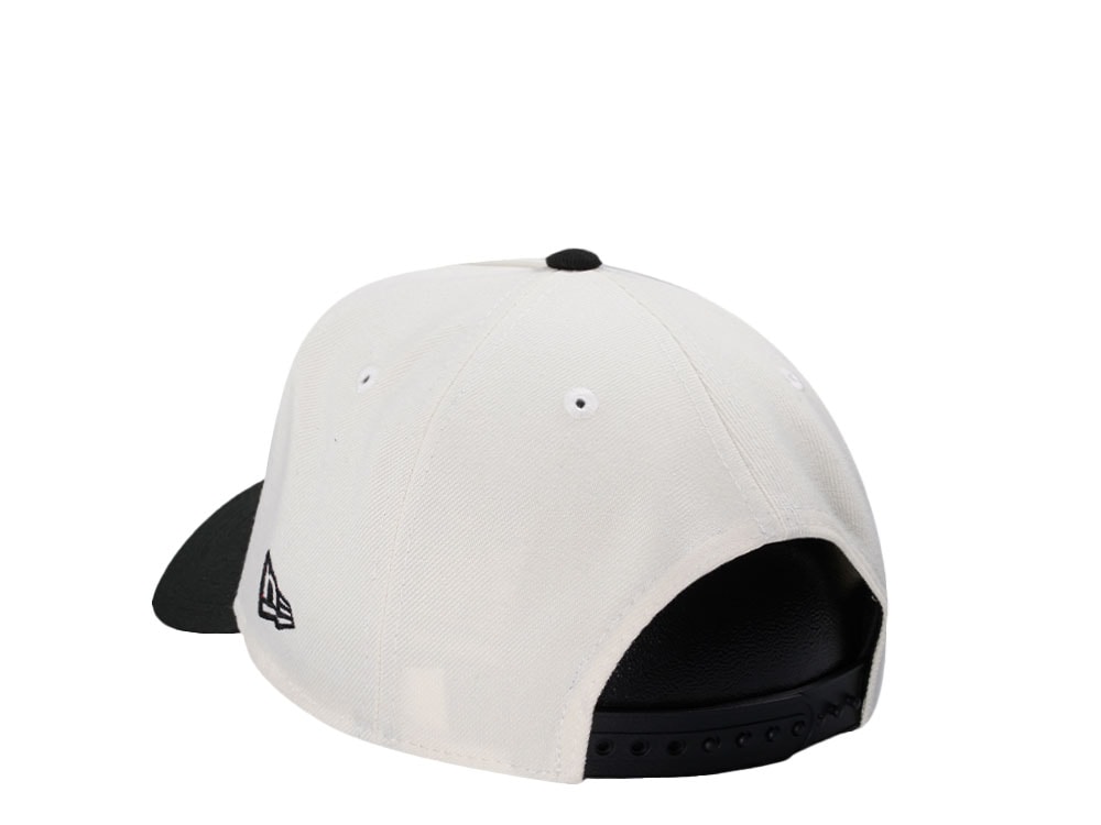 New Era Anaheim Angels 20th Anniversary Chrome Gold Two Tone 9Forty A Frame Snapback Casquette