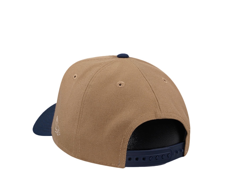 New Era New England Patriots Khaki Two Tone Edition 9Forty A Frame Snapback Casquette
