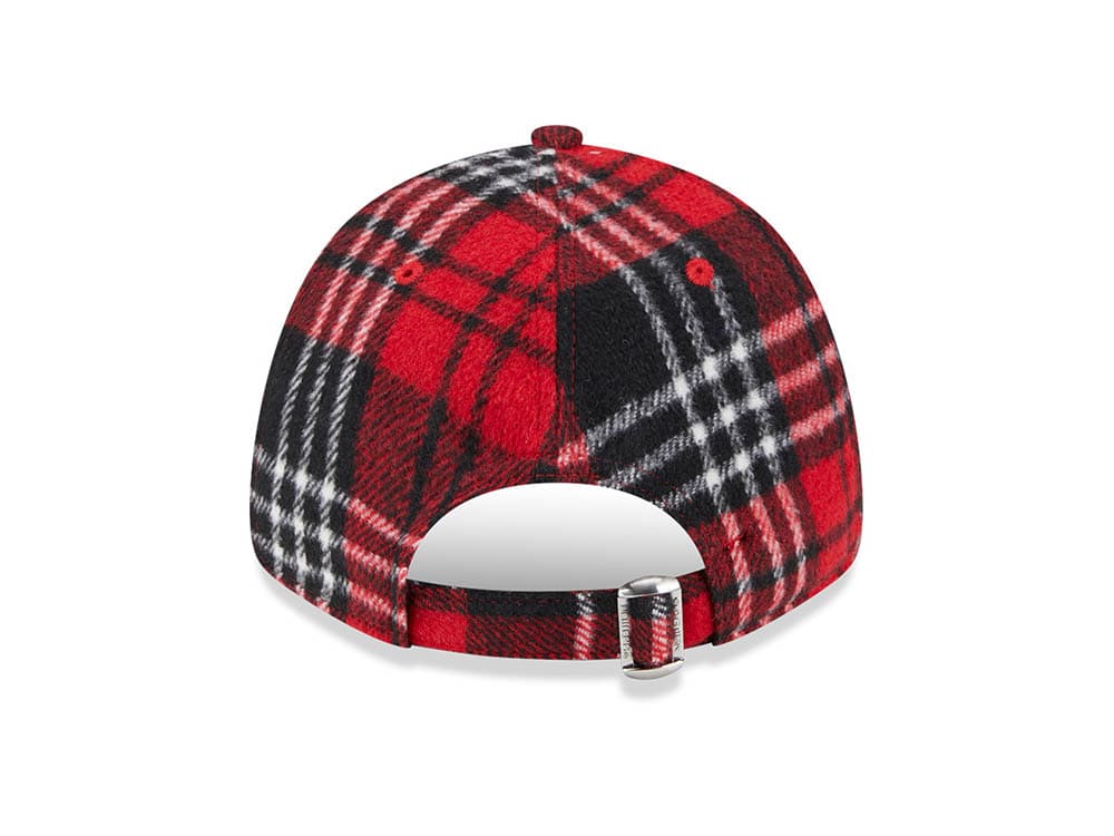 New Era Los Angeles Dodgers Checkered Red 9Forty Strapback Casquette