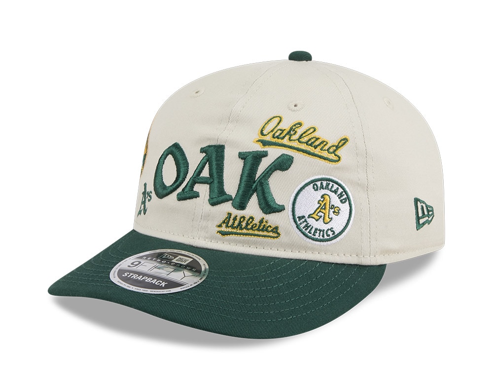 New Era Oakland Athletics Scatter Edition 9Fifty Retro Crown Snapback Casquette