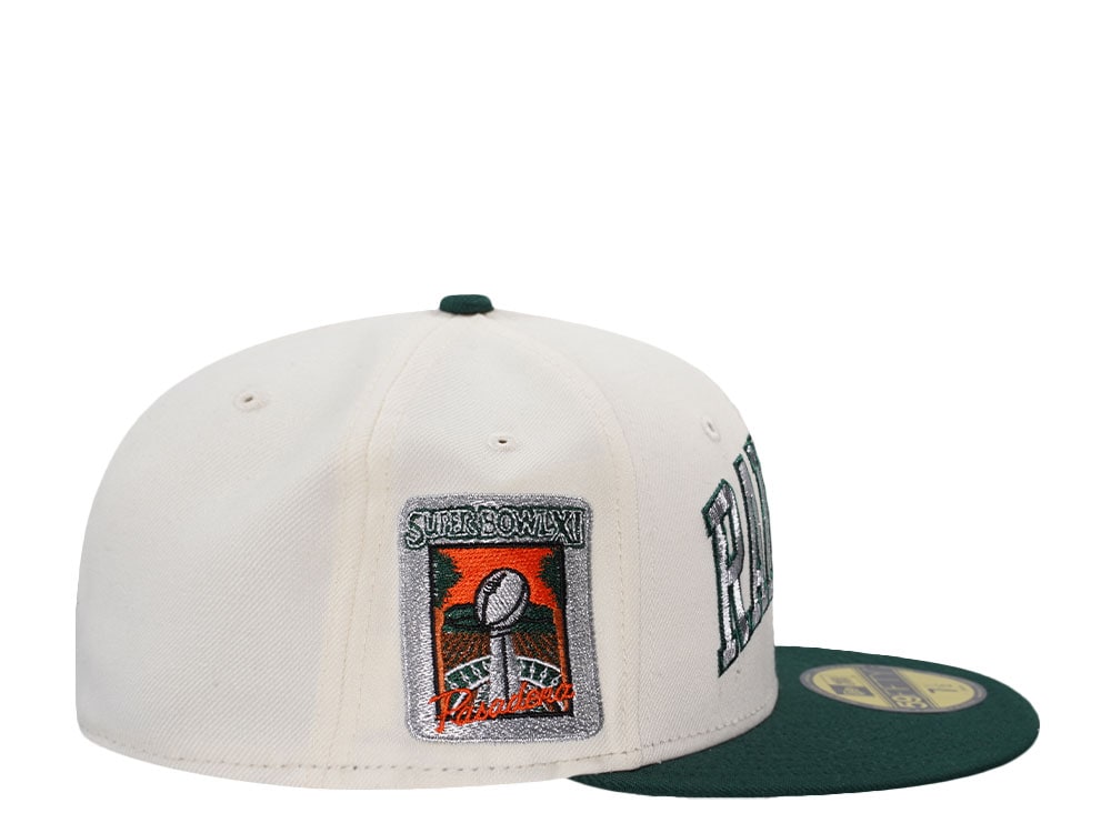 New Era Las Vegas Raiders Super Bowl XI Chrome Two Tone Edition 59Fifty Fitted Casquette