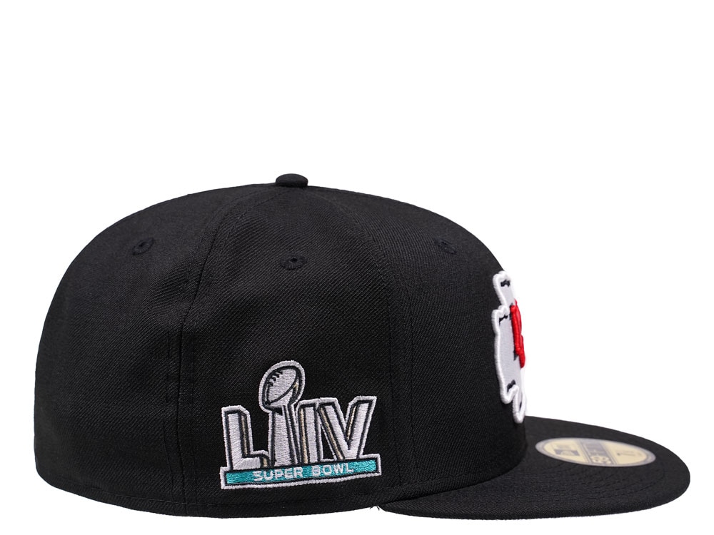 New Era Kansas City Chiefs Super Bowl LIV Black Edition 59Fifty Fitted Casquette