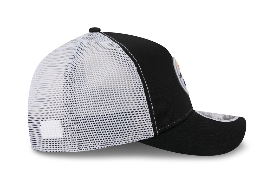 New Era Pittsburgh Steelers Official Team Color Edition 9Forty M Crown A Frame Trucker Snapback Casquette
