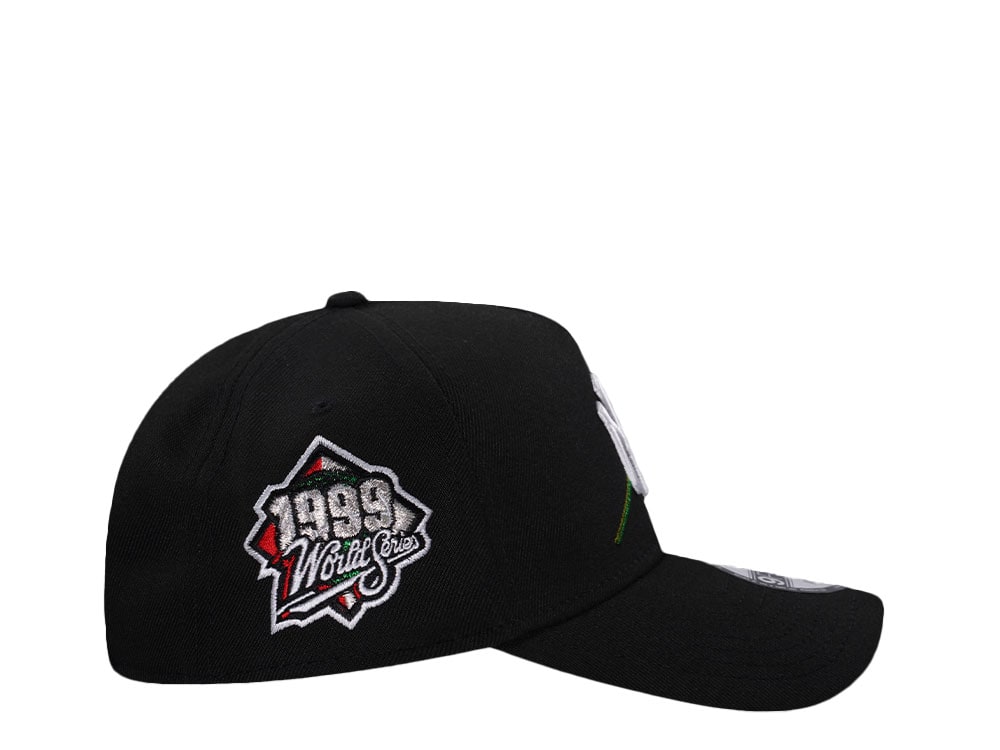 New Era New York Yankees World Series 1999 Black Rose Edition 9Forty A Frame Snapback Casquette
