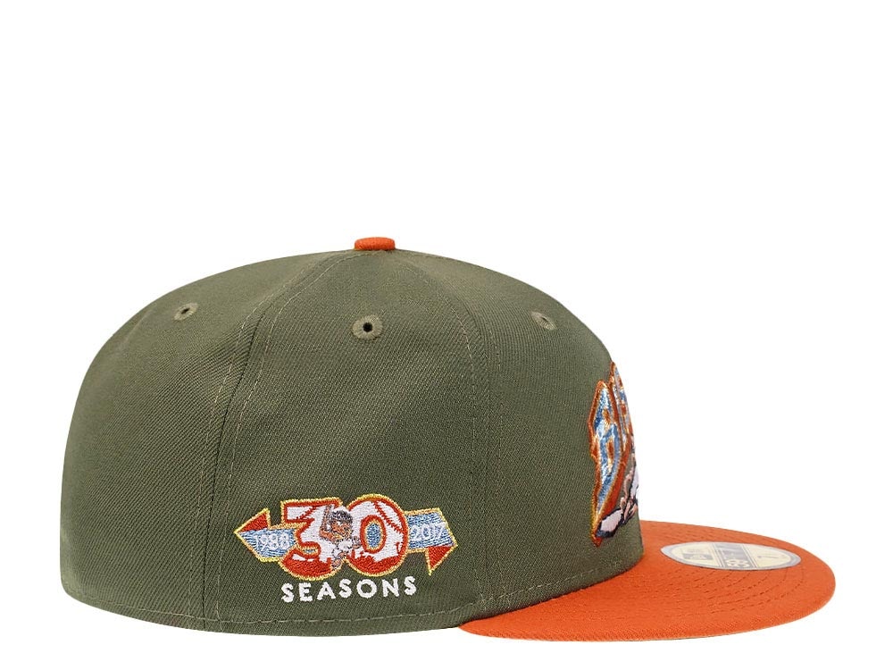 New Era Buffalo Bisons 30 Seasons Olive Metallic Two Tone Prime Edition 59Fifty Fitted Casquette