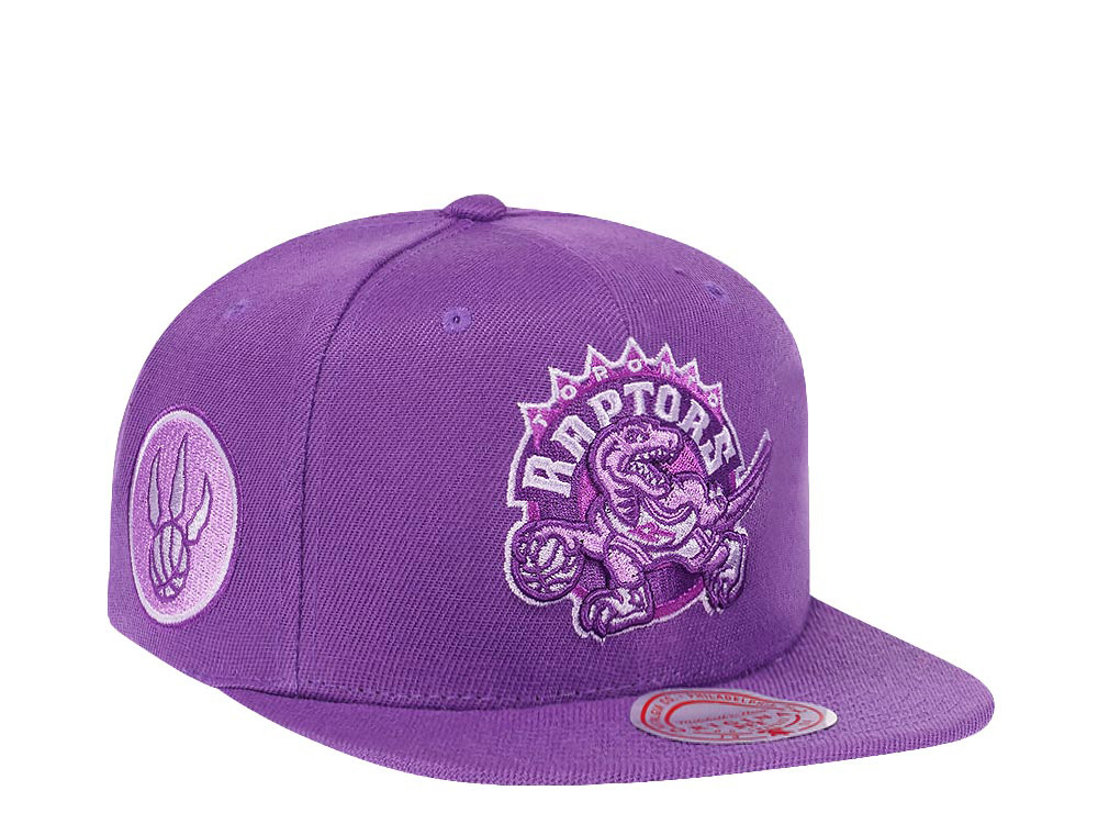 Mitchell & Ness Toronto Raptors Purple Hardwood Classic Snapback Casquette