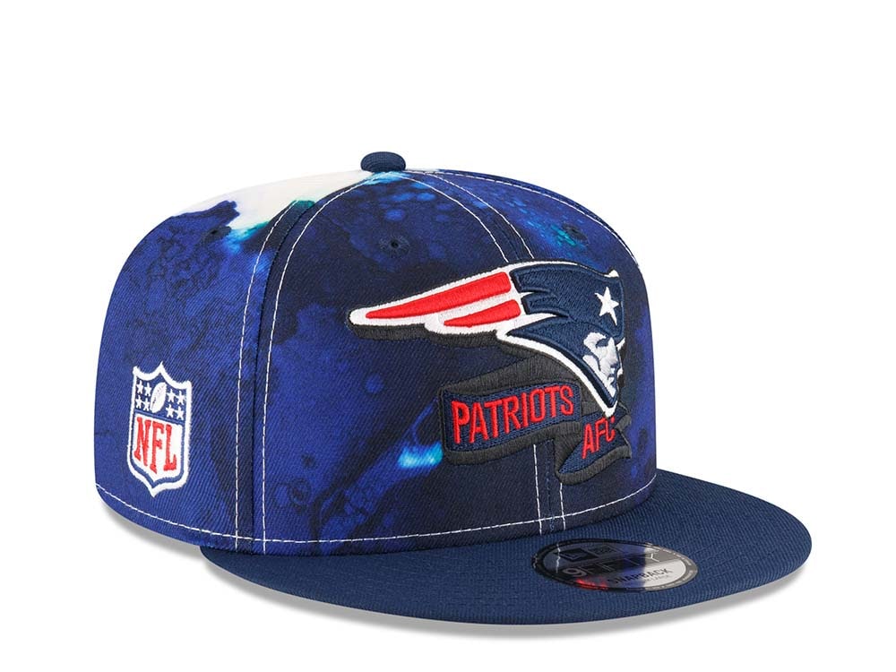 New Era New England Patriots Ink NFL Sideline 2022 9Fifty Snapback Casquette