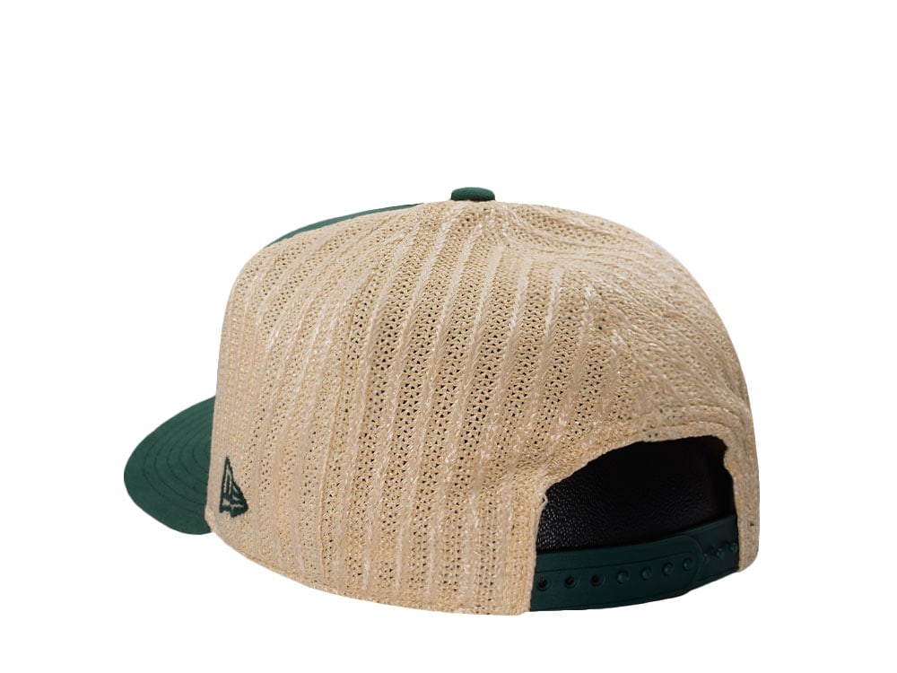 New Era Oakland Athletics Grained Green Edition 9Fifty Trucker A Frame Snapback Casquette