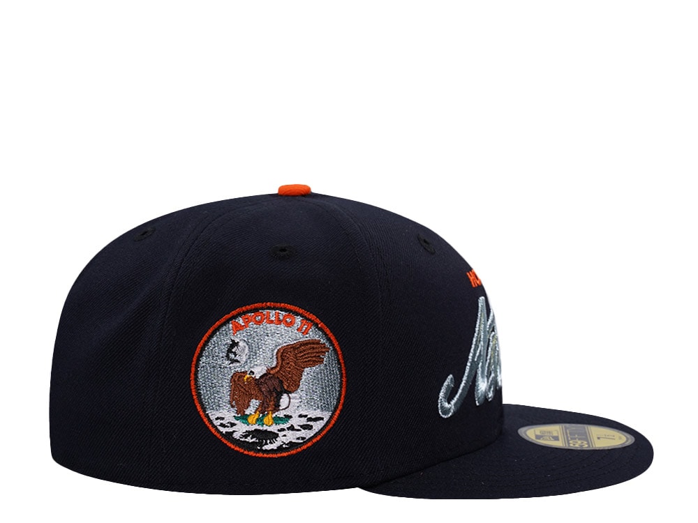 New Era Houston Astros Apollo 11 Metallic Navy Prime Edition 59Fifty Fitted Casquette