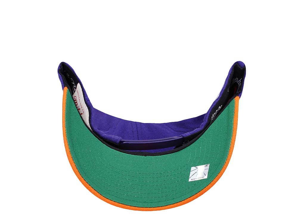 Mitchell & Ness Phoenix Suns Team Two Tone 2.0 Stretch Hardwood Classic Red Flex Snapback Casquette