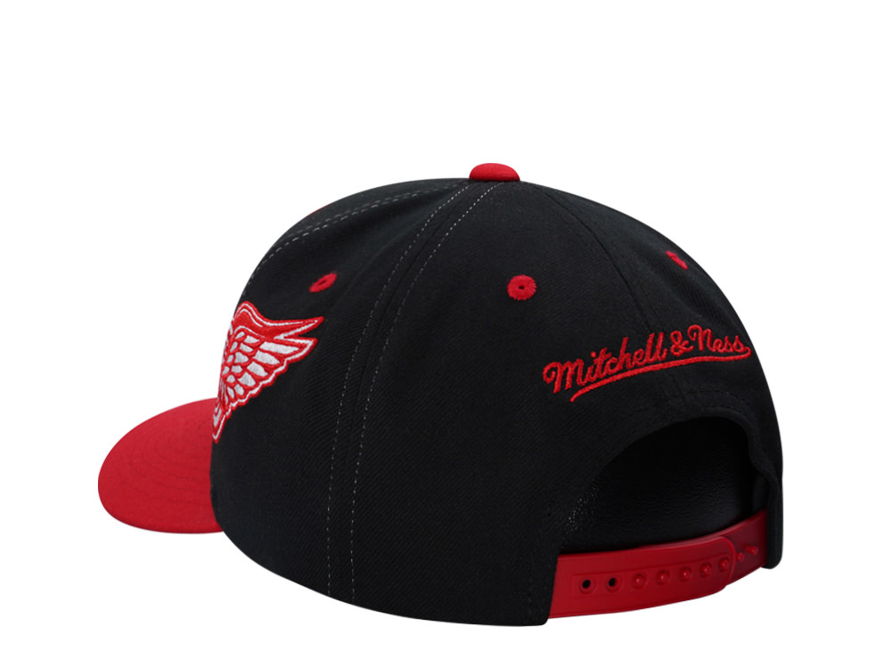 Mitchell & Ness Detroit Red Wings Vintage Logo Pro Crown Fit Snapback Casquette