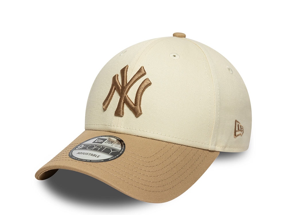 New Era New York Yankees Color Block Lettering 9Forty Strapback Casquette