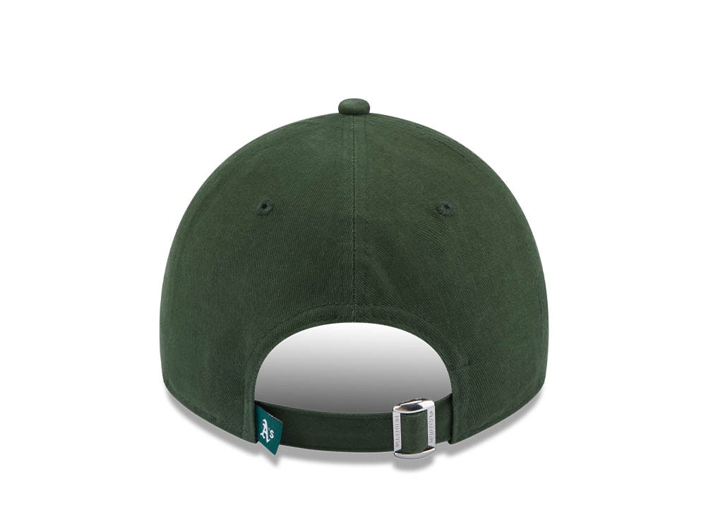 New Era Oakland Athletics Team Script Green 9Twenty Strapback Casquette
