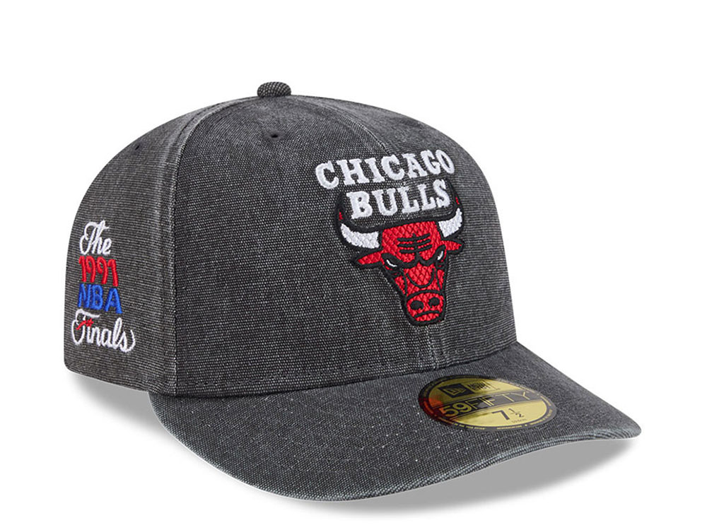 New Era Chicago Bulls NBA Finals 1991 HWC Charcoal Edition 59Fifty Fitted Casquette