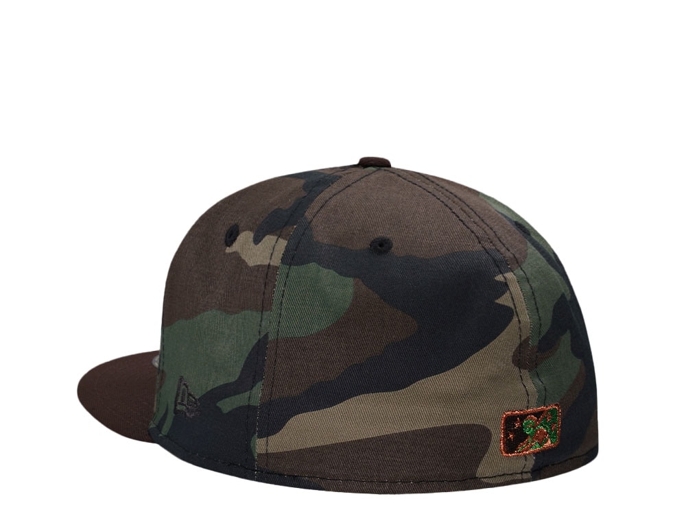 New Era Down East Wood Ducks Camo Outdoor Two Tone Edition 59Fifty Fitted Casquette