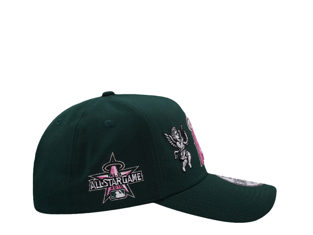 New Era Anaheim Angels All Star Game 2010 Dark Green Cupid Edition 9Forty A Frame Snapback Casquette