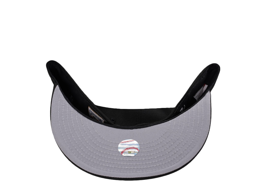 New Era Anaheim Angels 50th Anniversary Metallic Black Prime Edition 59Fifty Fitted Casquette