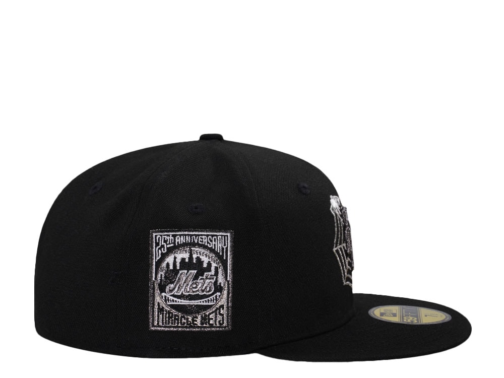 New Era New York Mets 25th Anniversary Black Prime Edition 59Fifty Fitted Casquette