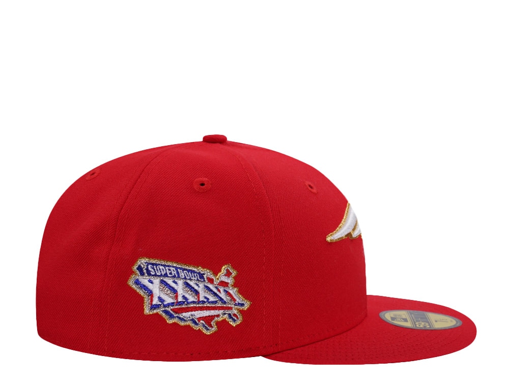 New Era New England Patriots Super Bowl XXXVI Red Prime Edition 59Fifty Fitted Casquette