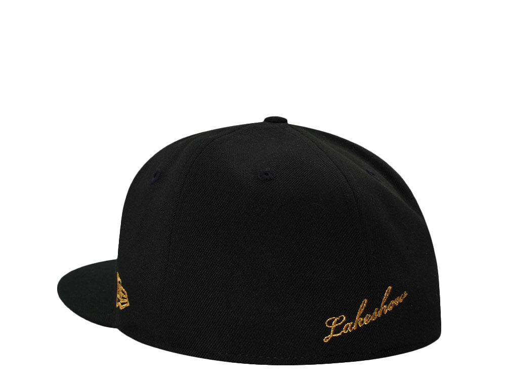 New Era Los Angeles Lakers Lakeshow Gold Black Edition 59Fifty Fitted Casquette