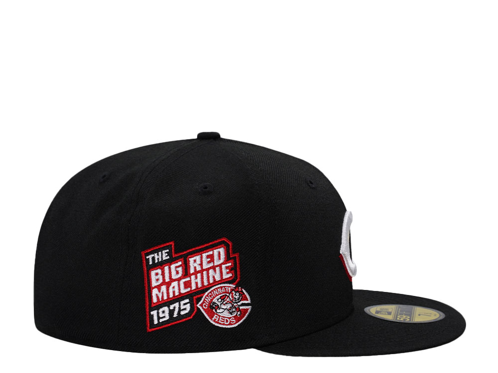 New Era Cincinnati Reds Big Red Machine 1975 Black Wool Edition 59Fifty Fitted Casquette