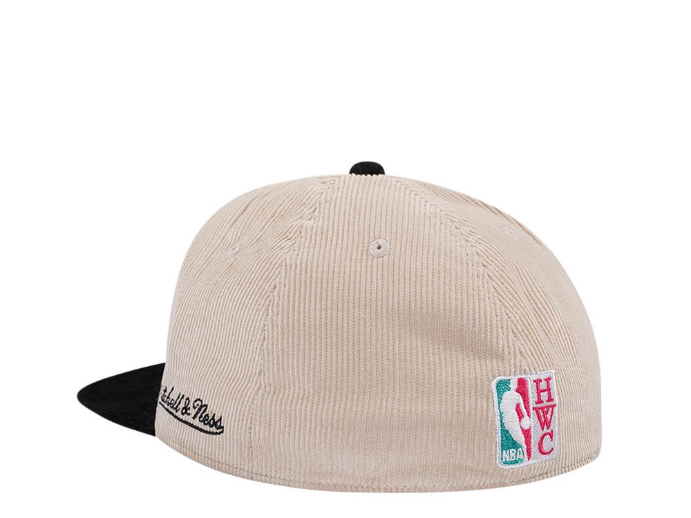 Mitchell & Ness Vancouver Grizzlies Inaugural Season 96 Two Tone Hardwood Classic Cord Edition Dynasty Fitted Casquette
