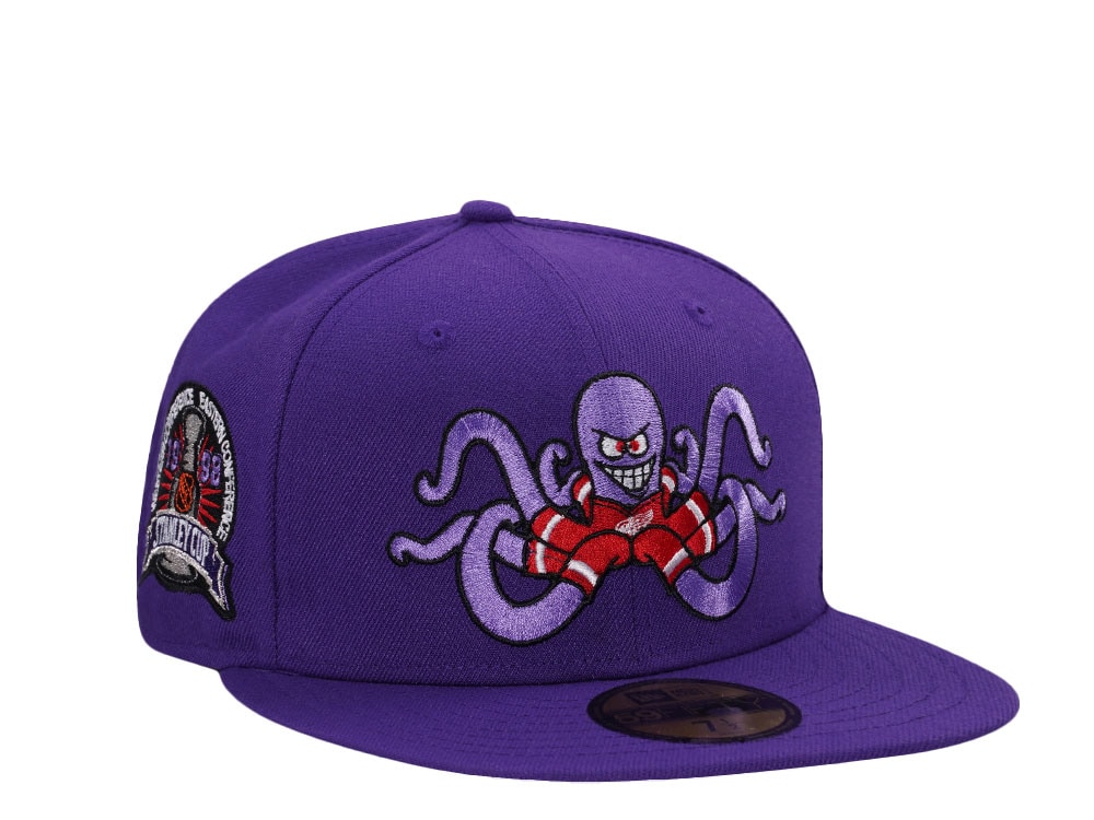 New Era Detroit Red Wings Stanley Cup 1998 Purple Al Edition 59Fifty Fitted Casquette