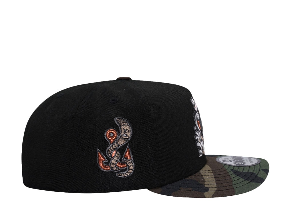 New Era Gwinnett Stripers Metallic Camo Two Tone A Frame 9Fifty Snapback Casquette
