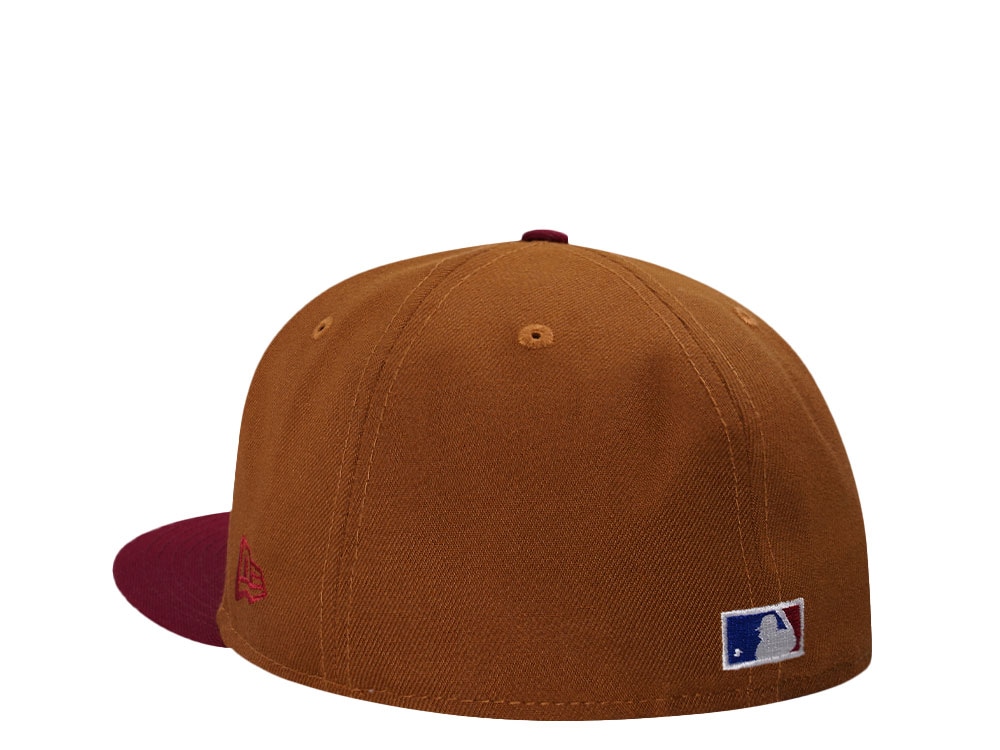 New Era Philadelphia Phillies World Series Champions 2008 Bourbon Prime Two Tone Edition 59Fifty Fitted Casquette