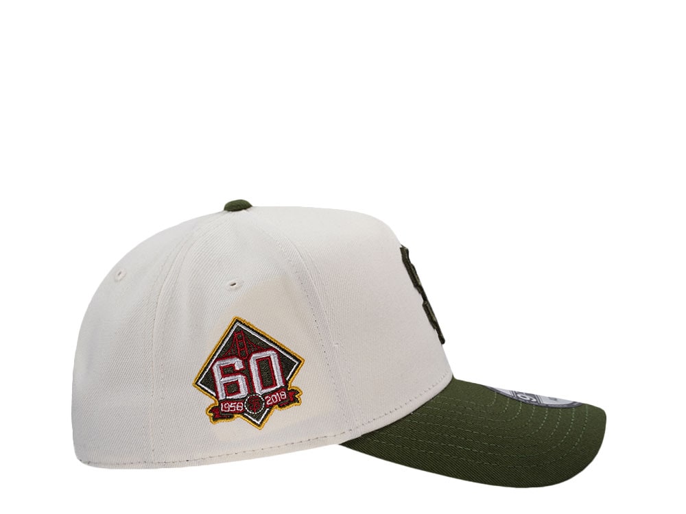 New Era San Francisco Giants 60th Anniversary Chrome Two Tone Edition 9Forty A Frame Snapback Casquette