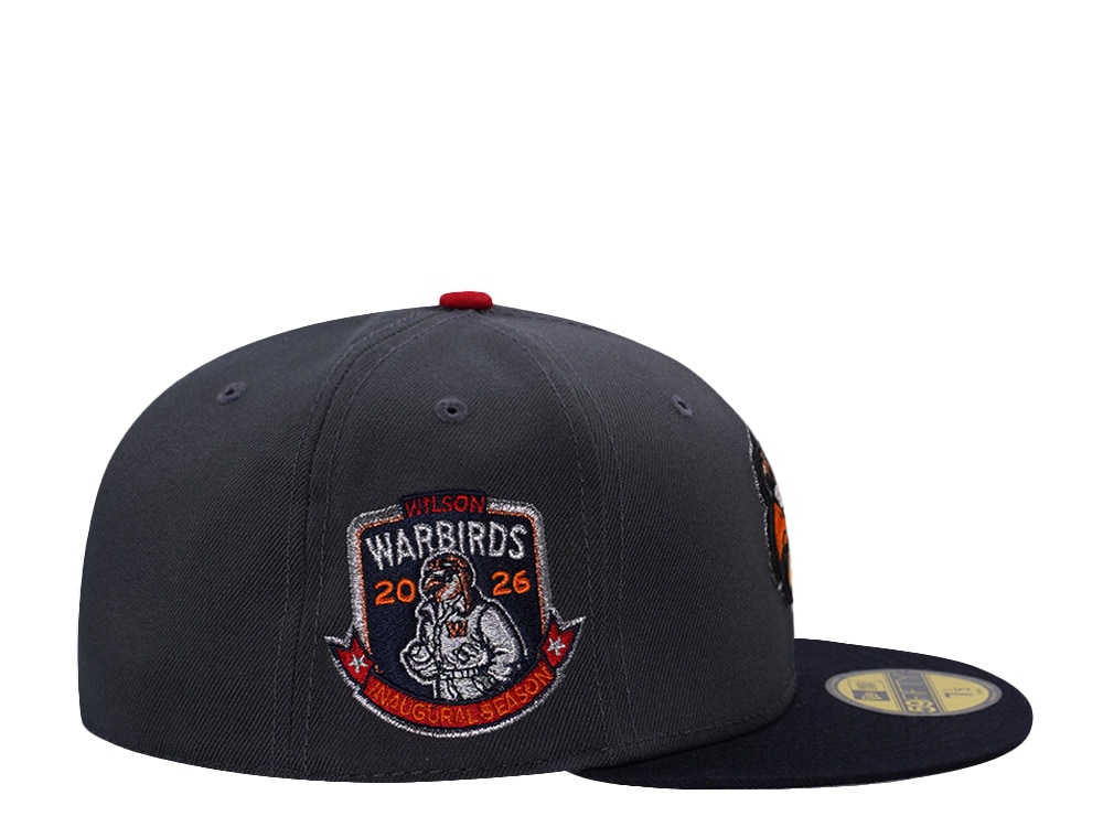 New Era Wilson Warbirds Inaugural Season 2026 Dark Gray Two Tone Edition 59Fifty Fitted Casquette